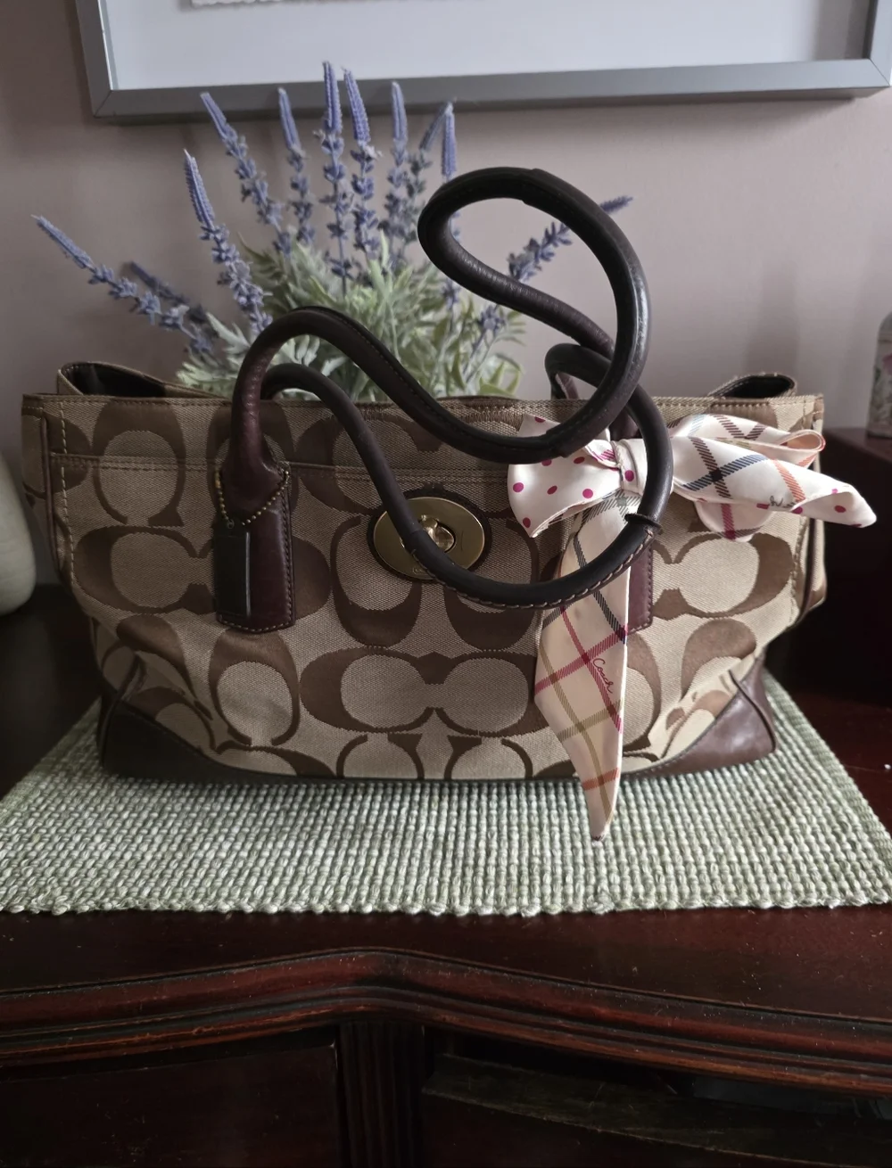 Beautiful Vintage XL Park Signature CarryAll Satchel Bag